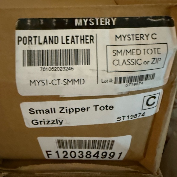 NWOT PLG Portland Leather Goods Small Tote Grizzly - Picture 5 of 6